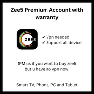 Zee5 Premium Account with warranty [All Devices]