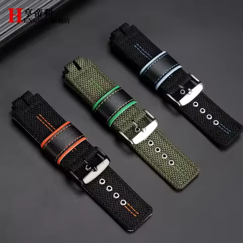 Nylon watch strap For Casio PROTREK PRW-3000 PRW-3100 PRW-6000 PRW-6100Y PRG-300 330 Breathable canv