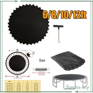 [FigatiaMY] 6ft 8ft 10ft 12ft Trampoline Mat Replacement Jumping Pad with Spring Durable