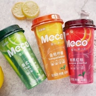 Fragrant Piaopiao Meco Honey Grain juice tea 400ml Instant Drink Fruice Flavor Real drinks fruit Lime Kumquat Lemon Peach Grapefruit