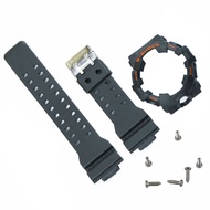 Silicone Watch Band Bezel for Casio GA700 GA700 GA735 Watch Strap Case Men Watch Band G Shock Case R