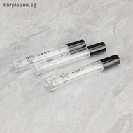 PurpleSun Empty 10ML Mini Portable Plastic   Bottle, Small Refillable Sample   Bottles SG