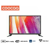 TV LED Coocaa 24 inch Digital DVB T2 Android box 10 HD usb movie