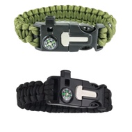 ISURE MARINE Emergency Life Bracelet Outdoor Multi Functional Survival Stone Survival Bracelet Whist