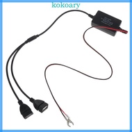 KOK Dual USB QC3 0 Universal Charger USB Female DC-DC  Module DC10V- 30V to 5V3A