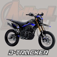 KAWASAKI MOTORCYCLE DECAL STICKER DTRACKER BFkawasaki CODE 49