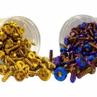 SCREW NUT TITANIUM M5X15 (1PCS)