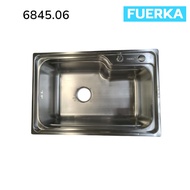 FUERKA Dishwashing Sink 68x45x21 Cm. Special Edition There Is An Additional Shelf Genuine 304 Stainl