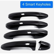 4x Keyless Door Handle Cover Protector For Mercedes-Benz C E GLC EQC Accessories