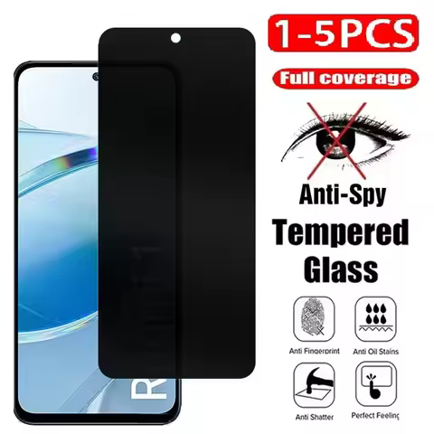 1-5Pcs Privacy Tempered Glass Screen Protector for OPPO A7N F9 A31 A5S AX7 R17 Reno Z ACE F9 Pro Fin