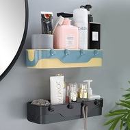 Shampoo Rack Bathroom Organiser Rack No Punching Wall-mounted Rack Cosmetics Rack Multifunctional Storage Rack