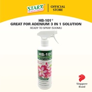 STARX 🇸🇬 | HB-101 Great for Adenium 3 in 1 Solution (500ml) Ready To Spray - Organic Fertiliser, Ins
