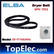 ELBA DRYER BELT (7KG) Tumble Dryer ED-F7160(WH) AIR F7160 EDF7160 BELT 6PH 1952 TOPELEC