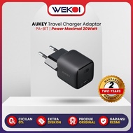 AUKEY PA-B1T 20W Type C Charger Adapter GAN PD 3.0 Fast Charging Support IOS and Android