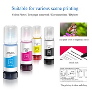 【Pre-order】 70ml Refill Ink C/m/y/bk Dye Ink Compatible For Epson L3110 L3116 L3150 L3156 L5190 L5196 Deskjet Inkjet Printer Cartridges