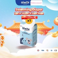 AIWIBI Baby Swimming Diapers Pants (1Pack 10's) | Comfortable for Swimming | Tidak berat semasa Bere
