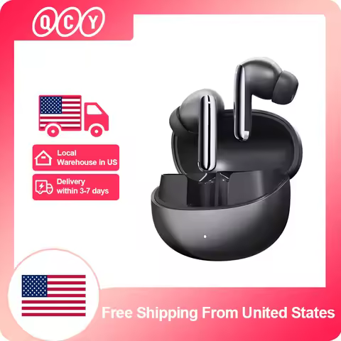 QCY MeloBuds Pro ANC Bluetooth 5.3 Earphones Wireless 46dB Hybrid ANC Hi-Res LDAC Earbuds 6 Mic Head