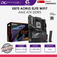 GIGABYTE X870 AORUS ELITE WIFI7 SOCKET AM5 ATX MOTHERBOARD (3YRS BY CDL)
