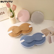 BUTUTU Travel Eye Cover, Sleeping Portable 2 in 1 Neck Pillow, Airplane Office Flight Sleep Rest Mul
