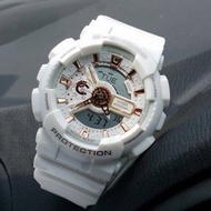 GSk GA-11O White Men Women Digital Sport Watch 【READY STOCK】