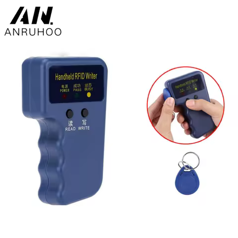 Handheld RFID Smart Chip Card Reader TK4100 Key Duplicator EM4100 Clone Copier T5577 EM4305 Programm