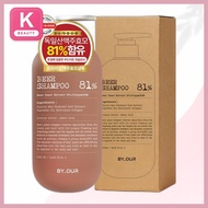 [by_our] Black Beer 81 Shampoo (Amber Wood), 1.02L, 1pc / Korean Shampoo / Beer Yeast Extract / 100%