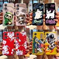 For OPPO A78 4G A78 5G A1X 5G Printing Case Lovely Cartoon Pattern Soft Silicone Matte Cover OPPOA78