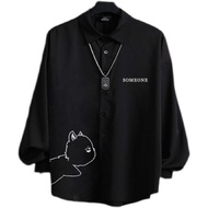 ✨2025✨ baju raya lelaki  High Quality  [over 1,000 HTK] Spring and Autumn Long-Sleeved Shirt Men's L