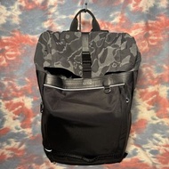 95% new paul smith pc storage notebook backpack rucksack 3M reflective leather black 黑色反光返工手提電腦背囊 書包 背包 連塵袋