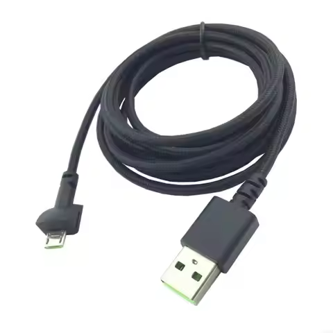 Nylon Braided Micro USB Charging Cable for razer Seiren Mini Microphone High Speed Micro USB Wires M