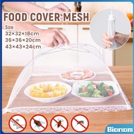 1pc White Mesh Food Cover Anti-Fly Vegetable Cover Foldable Mesh Screen Bionam