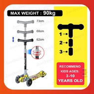 (Promo) Mainan Elektrik Scooter Kanak-Kanak Children Electric Scooter Foldable Stable Kids Skuter Flashing Wheels