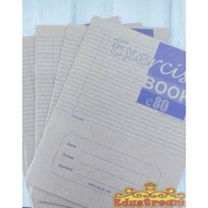 Red Blue 4 Lines Exercise Book F5 50Gsm 80Pages (5PCS/PACK)