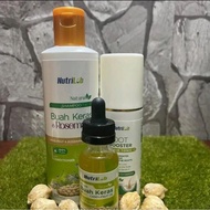 SET MINYAK BUAH KERAS / ROOTBOOSTER HAIR TONIC / SHAMPOO ROSEMARY / LEBATKAN RAMBUT GUGUR KELUMUMUR 