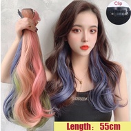 Fashion Girl Long Curly Wig Wavy Wig Hair Extensions Color Curls Wig Long Wig Hair Piece for Women