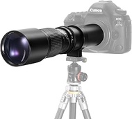 JINTU 500mm/1000mm f/8 Manual Telephoto Lens, EF/F Mount for Canon Nikon SLR Cameras 4000D 2000D T7 