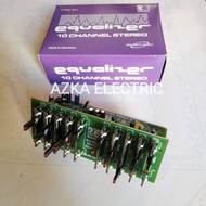 Kit Equalizer 10 Channel Stereo