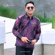 KEMEJA UNGU Palace Purple BATIK | Men's Long-Sleeved Batik Shirt | Men's Batik Shirt | Men's Long-Sleeved Batik Shirt | Men's Batik Clothes | Men's Batik Uniform
