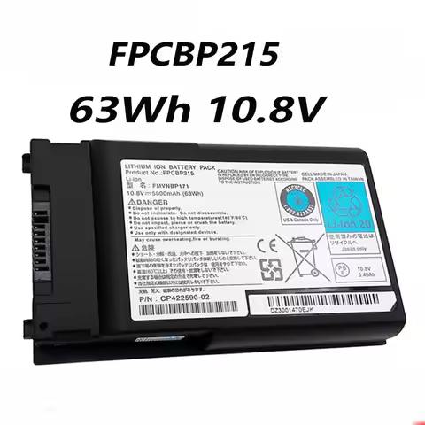 FPCBP215 FPCBP200 FMVNBP179 FMVNBP171 63Wh 10.8V Laptop Battery For Fujitsu LifeBook T1010 TH700 T73