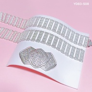 Silver Belt Thai Costume Accessories Traditional Waist 39 Inches