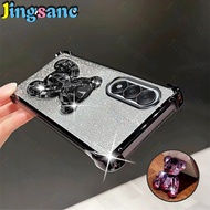 Jingsanc For OnePlus Nord 5/OnePlus Ace 5 Ultra Phone Case Clear Four Corner Anti-fall Flah Glitter