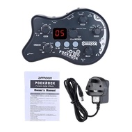 Efek Gitar Portable Ammoon PockRock Multi Efek Prosesor Efek Pedal 15 Jenis Efek 40 Irama Murah Sain