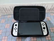 Nintendo Switch OLED 白色主機連保護袋