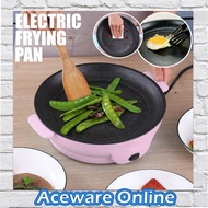 22cm / 26cm Electric Frying Pan Non Stick Grill Pan Periuk Dapur Elektrik Barbecue BBQ Pan Smokeless Cooking Pan