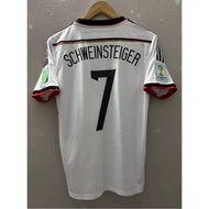 2014 Germany KLOSE Top Quality Home Retro Soccer Jersey custom T-shirt Football Jersey MULLER GOTZE