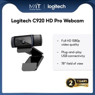 Logitech C920 HD Pro Webcam - 1080p Full HD Streaming Camera for Widescreen Video Calling and Record
