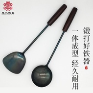 New 【24Hourly Delivery】Spring Wind Iron Handmade Shovel Iron Spoon Traditional Iron Wok Use Healthy Iron Supplement Leng