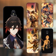 Samsung J3 Pro, J5 2017, J5 Pro, J7 Pro case with black border printed with Zhongli Genshin Impact i