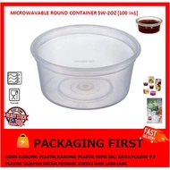 Microwavable Round Container SW 2oz with lids/sos container/pudding container (100 set in 1)