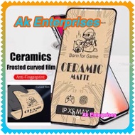 Pho *i6, i7, i8, i6+, i7P, i8P,  iXs, iXs Max, ipxr 9D Ceramic Matte film Tempered Glass